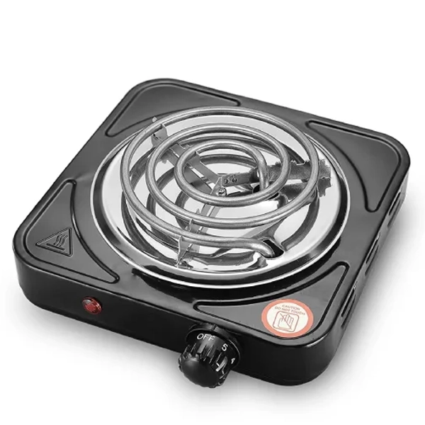 COCINA ELECTRICA SMARTFY FG01B C ESPIRAL 1 BOCA 1000W 110V 60HZ BLACK